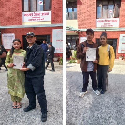  परम्परा तोड्दै कोर्ट म्यारिज प्रति आकर्षण बढ्दो 